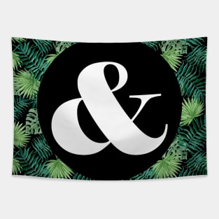 Ampersand - palm leaves Tapestry