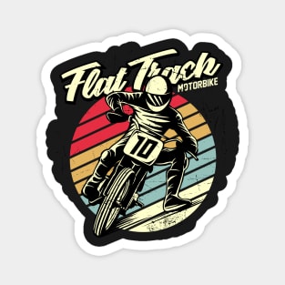 Flat Track Moto Magnet