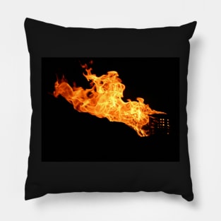 Flaming Roman Torch Pillow