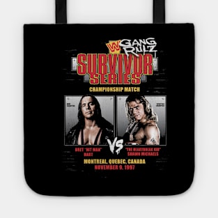 Shawn Michaels Vs Bret Hart 1997 Survivor Series Tote