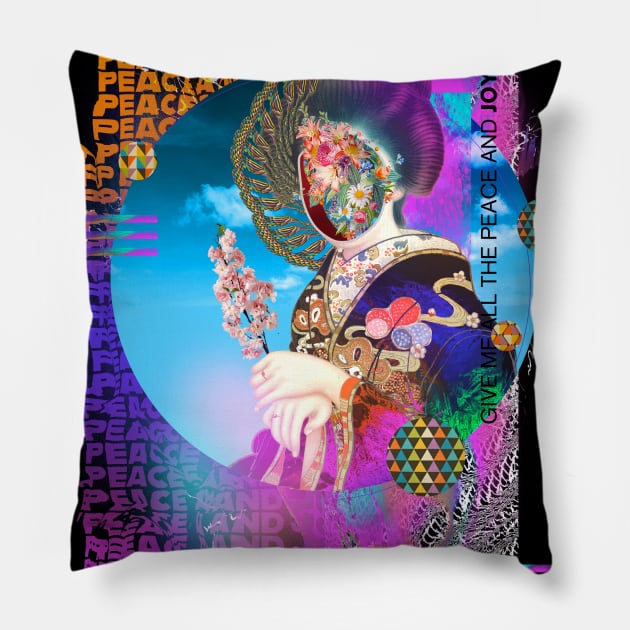 Peace & Joy Pillow by flotantte