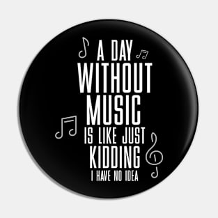 Music Quote Pin