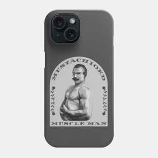 Mustachioed Muscle Man Phone Case