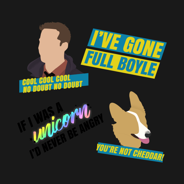 Brooklyn 99 Multi Mini Stickers by snitts