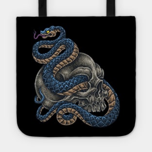 Mamba Snake On Sugar Skull Tote