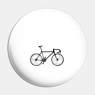 The Fixed Gear Aficionado Bicycle Pin