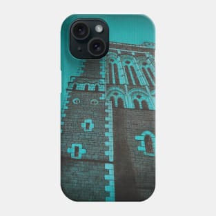 Turquoise Stone Church. Phone Case