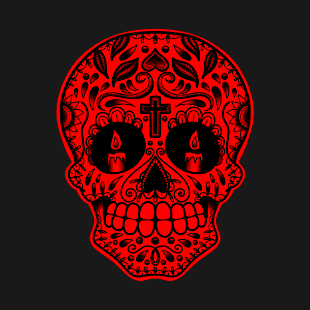 HomeSchoolTattoo Sugarskull by HomeSchoolTattoo