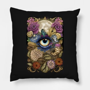 Alchemist's Eye Bohemian Design Pillow