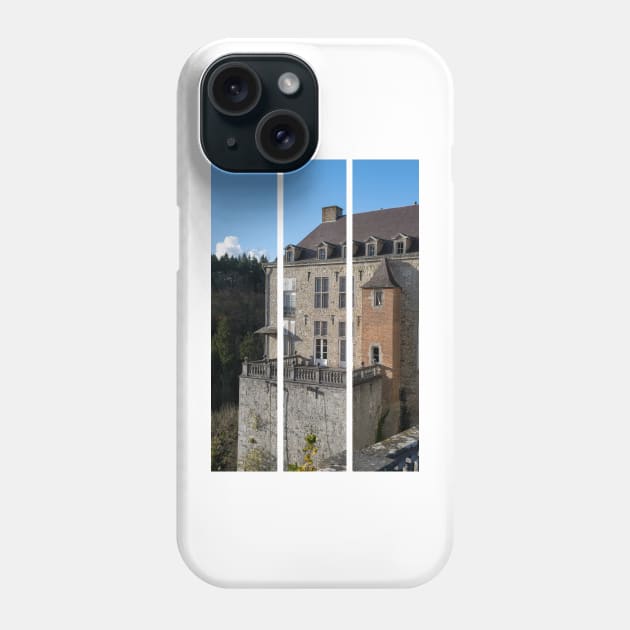 Modave Castle is also known as the Castle of the Counts of Marchin. Liege Province. Autumn sunny day. (vertical) Phone Case by fabbroni-art