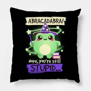 Abracadabra frog Pillow