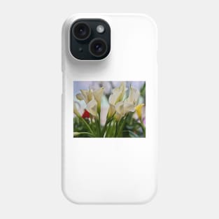 Calla flowers blooming Phone Case