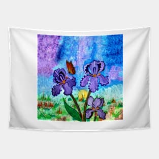 Iris at Sunrise Tapestry