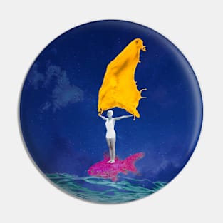 Sailing away Pin