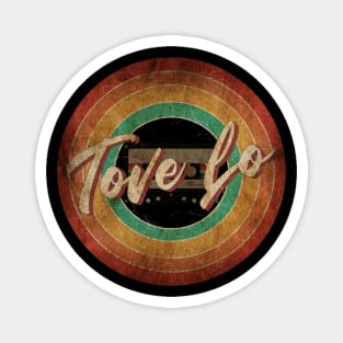 Tove Lo Vintage Circle Art Magnet