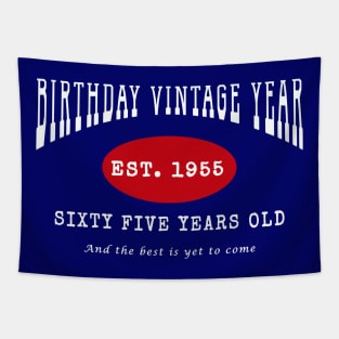 Birthday Vintage Year - Sixty Five Years Old Tapestry