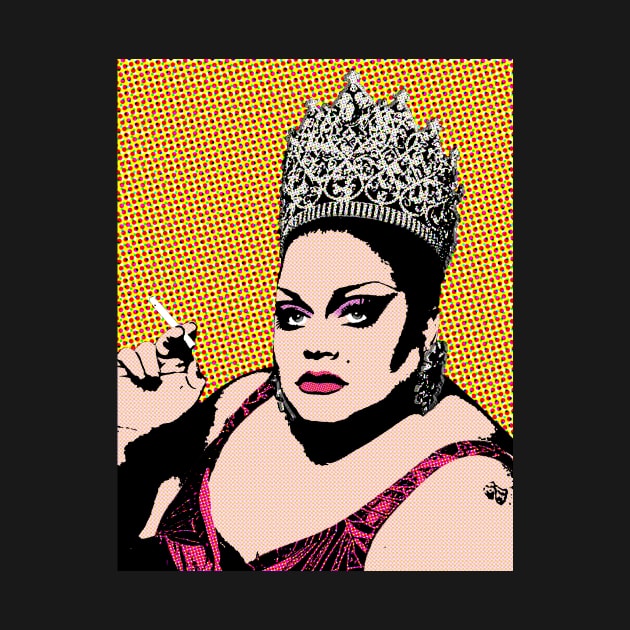 Ginger Minj Drag Queen pop art by soundofpopart