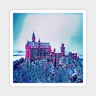 Castle On The Hills Graphic Art Design | Digital Art | Painting Magnet