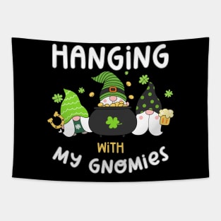 Hanging With My Gnomies Patrick's Day Tapestry