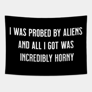 I Was Probed by Aliens and All I Got Was Incredibly Horny Tapestry