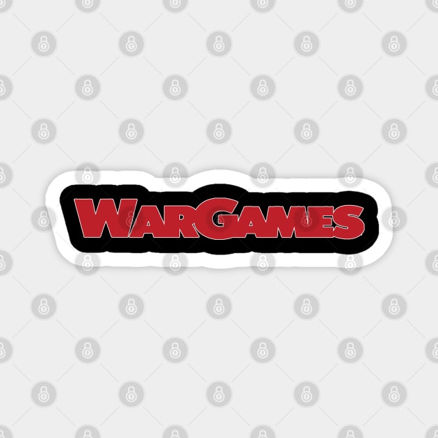 WarGames Logo Magnet by RetroZest