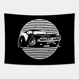 Seventies Classic American Muscle Car Tapestry