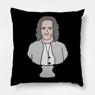 Voltaire - French Philosopher and Legendary Book Author Pillow