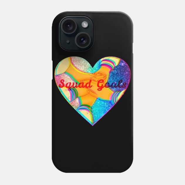 Hashtag Squad Goals Phone Case by Meowlentine