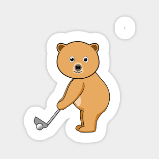 Bear and Golf Magnet