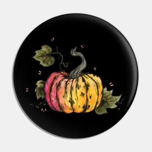 red and orange pumpkin Pin