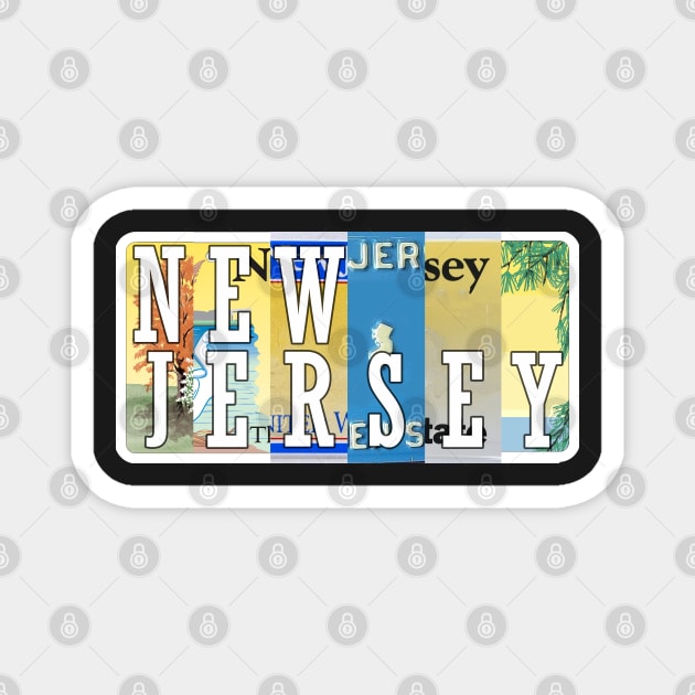 New Jersey License Plates Magnet by stermitkermit