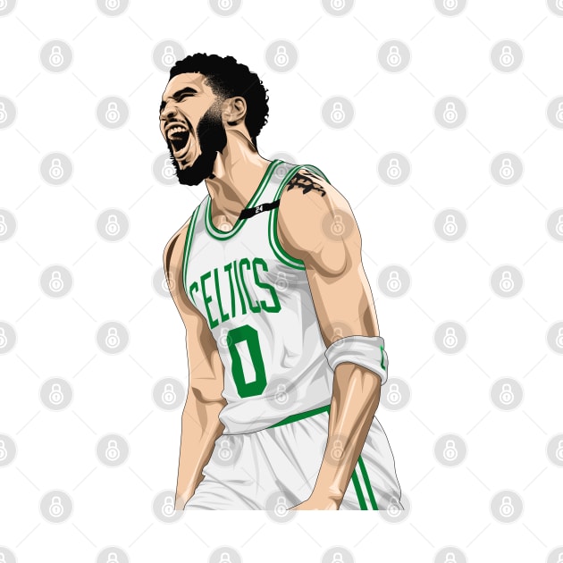 Jayson Tatum Boston Celtics by knnthmrctn