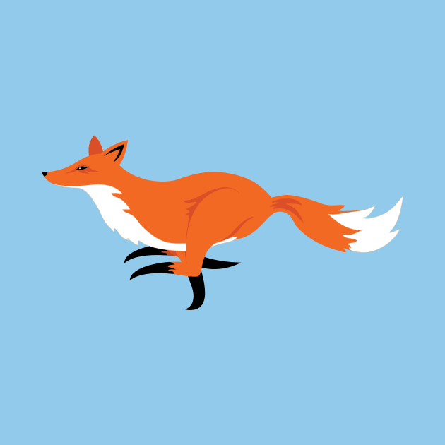 Running Fox by SWON Design