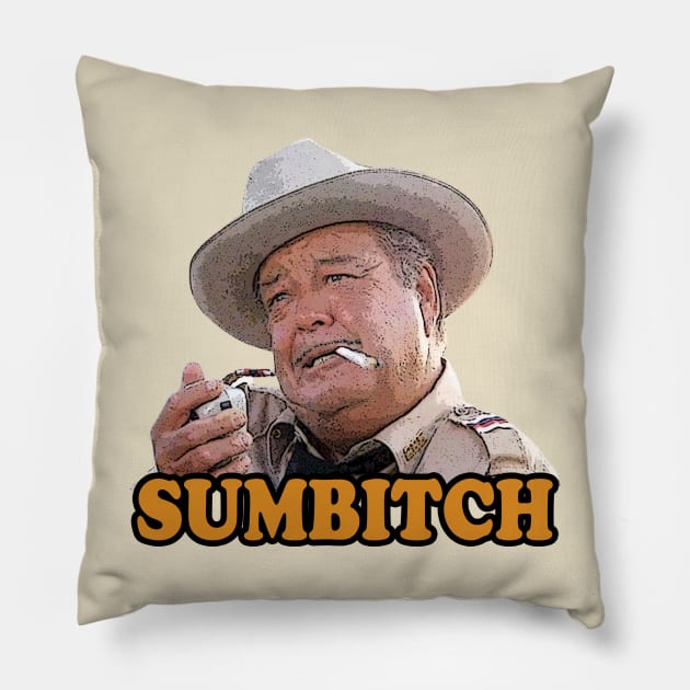 Justice Sheriff - Sumbitch Pillow by Phenom Palace