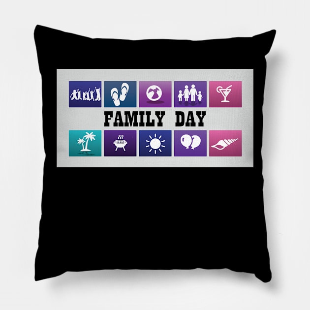 Family Day Pillow by haizuladri78