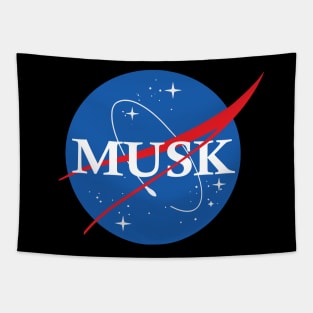 Nasa Musk Logo Tapestry