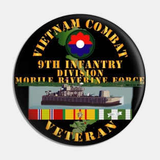 Vietnam Combat Vet w 9th Inf Div - Mobile Riverine Force w VN SVC Pin