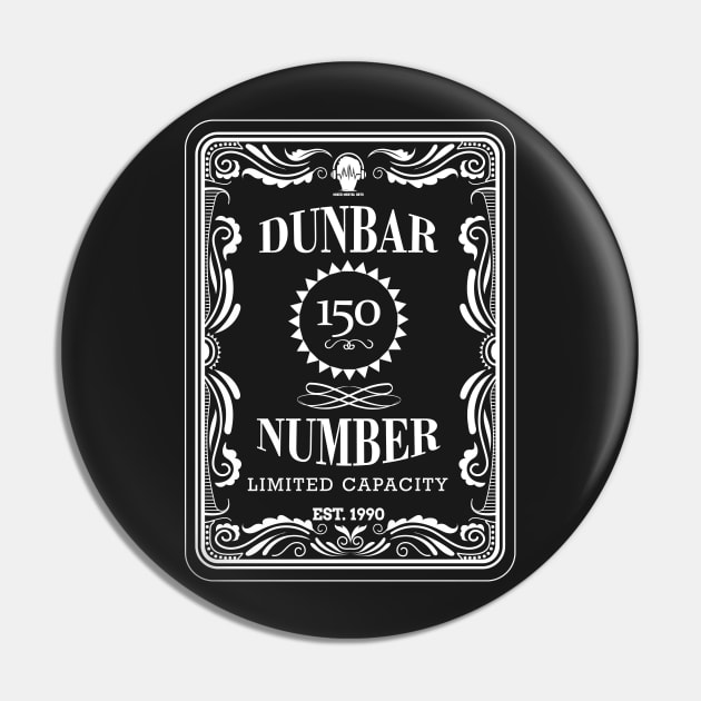 Dunbar Number - Mixed Mental Arts Pin by NicolePageLee