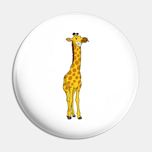 Giraffe with Daisy Pin