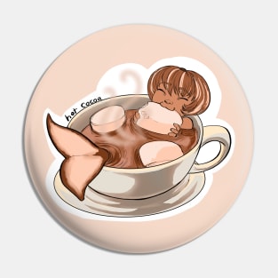 Hot Cocoa Mermaid Pin