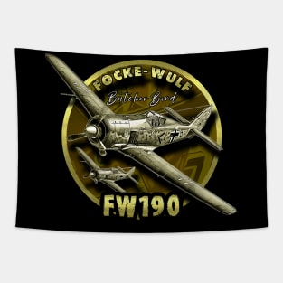 Focke-Wulf Flugzeugbau Fw 190 WW2 German Fighter Aircraft Tapestry