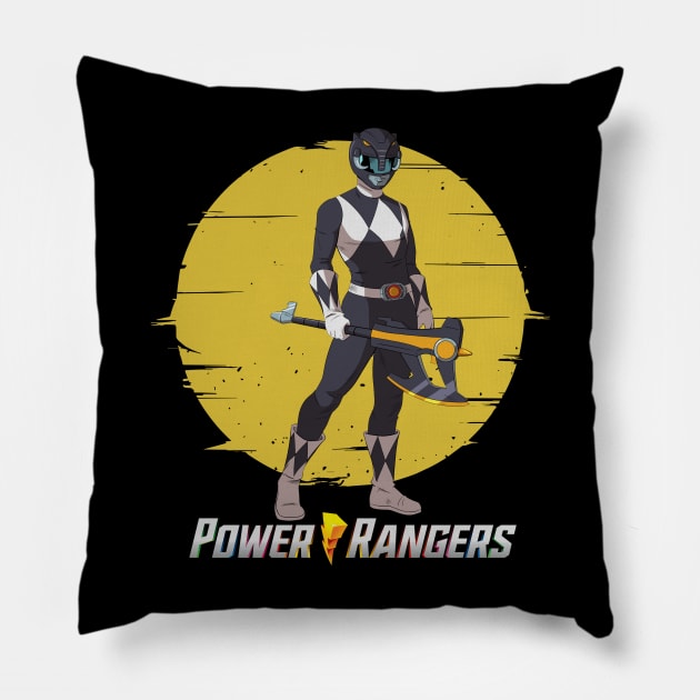 Power Rangers Megazord Forming The Ultimate Defender Pillow by RonaldEpperlyPrice