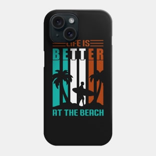 Beach T - Shirt Design Phone Case