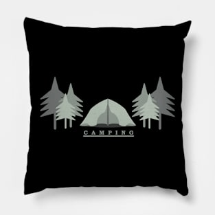 camping a tent Pillow