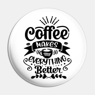 Coffee Give Me Power Pin