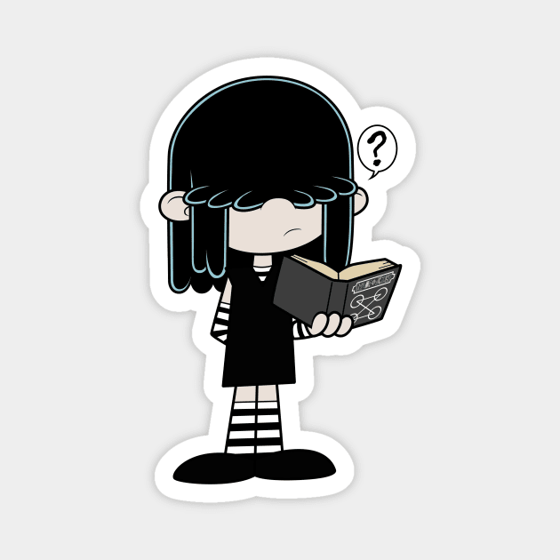 Lucy Loud Reading? Magnet by Vamos Ramos