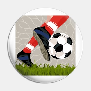 Soccer Player Pin