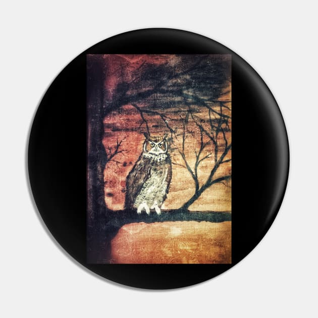 Owl in tree Pin by Matt Starr Fine Art