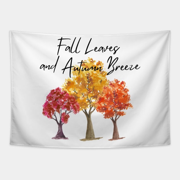 Fall tee Tapestry by Lindseysdesigns