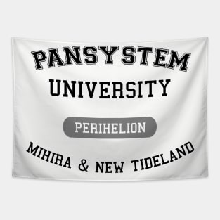 Murderbot Pansystem University of Mihira and New Tideland Perihelion College Tapestry